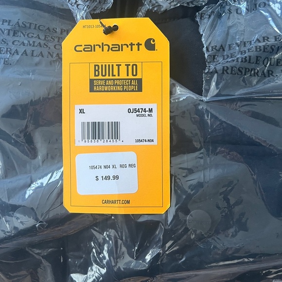 NWT - Carhartt MONTANA LOOSE FIT INSULATED JACKET - 4 EXTREME WARMTH RATING - Picture 9 of 10